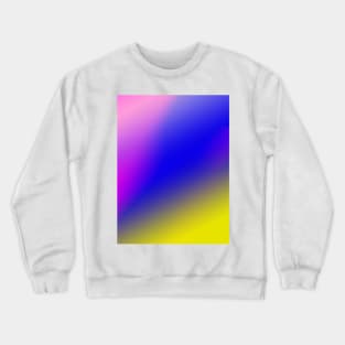 pink blue yellow gradient Crewneck Sweatshirt